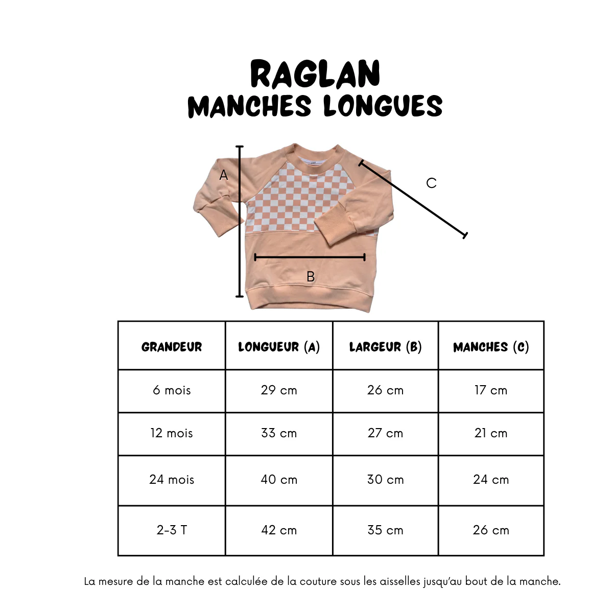 Chandail Raglan - Nuages – Image 4