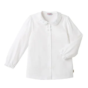 BLOUSE À COL CLAUDINE