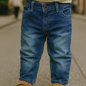 Jean garçon réglable confort coton stretch taille de 1 à 7 ans ref 4031