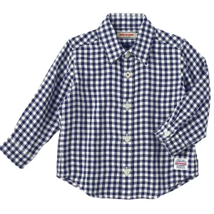 CHEMISE À CARREAUX VICHY BLEU ET BLANC