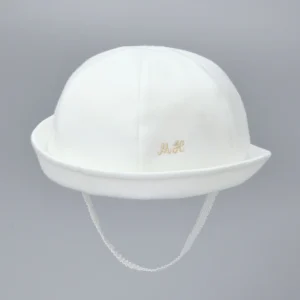 CHAPEAU BLANC BRODERIE MH GOLD LABEL