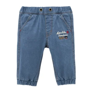 PANTALON LÉGER BLEU CLAIR DOUBLE B