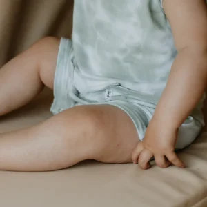 Barboteuse - Tie Dye Vert Bambou