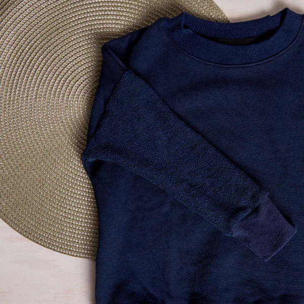 Chandail Dolman à manches longues - Marine – Image 3