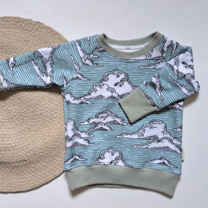 Chandail Raglan - Nuages