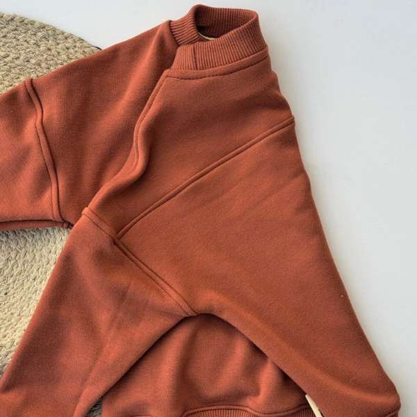 Chandail Dolman Horizon - Rouge Brique – Image 4