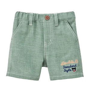 BERMUDA DOUBLE B VERT AMANDE