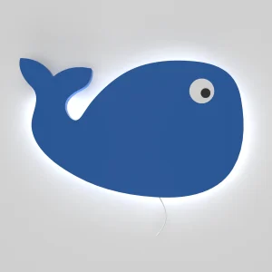 Lampe murale Veilleuse Baleine