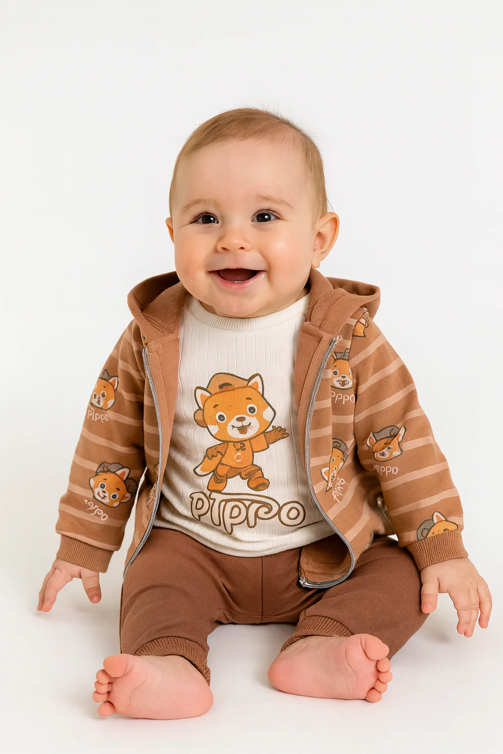 Ensemble bébé garçon 3 pièces coton taille de 9 à 24 mois ref 6623