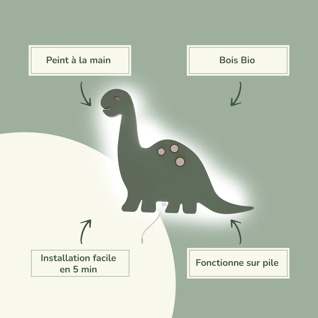 Lampe murale Veilleuse Dino – Image 2