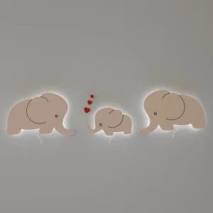 Lampe murale Veilleuse Elephant Family