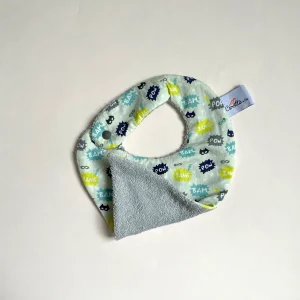 Bavoir bandana en cotton bio Super héros
