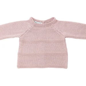 Brassière préma Zazou rose en laine mérinos