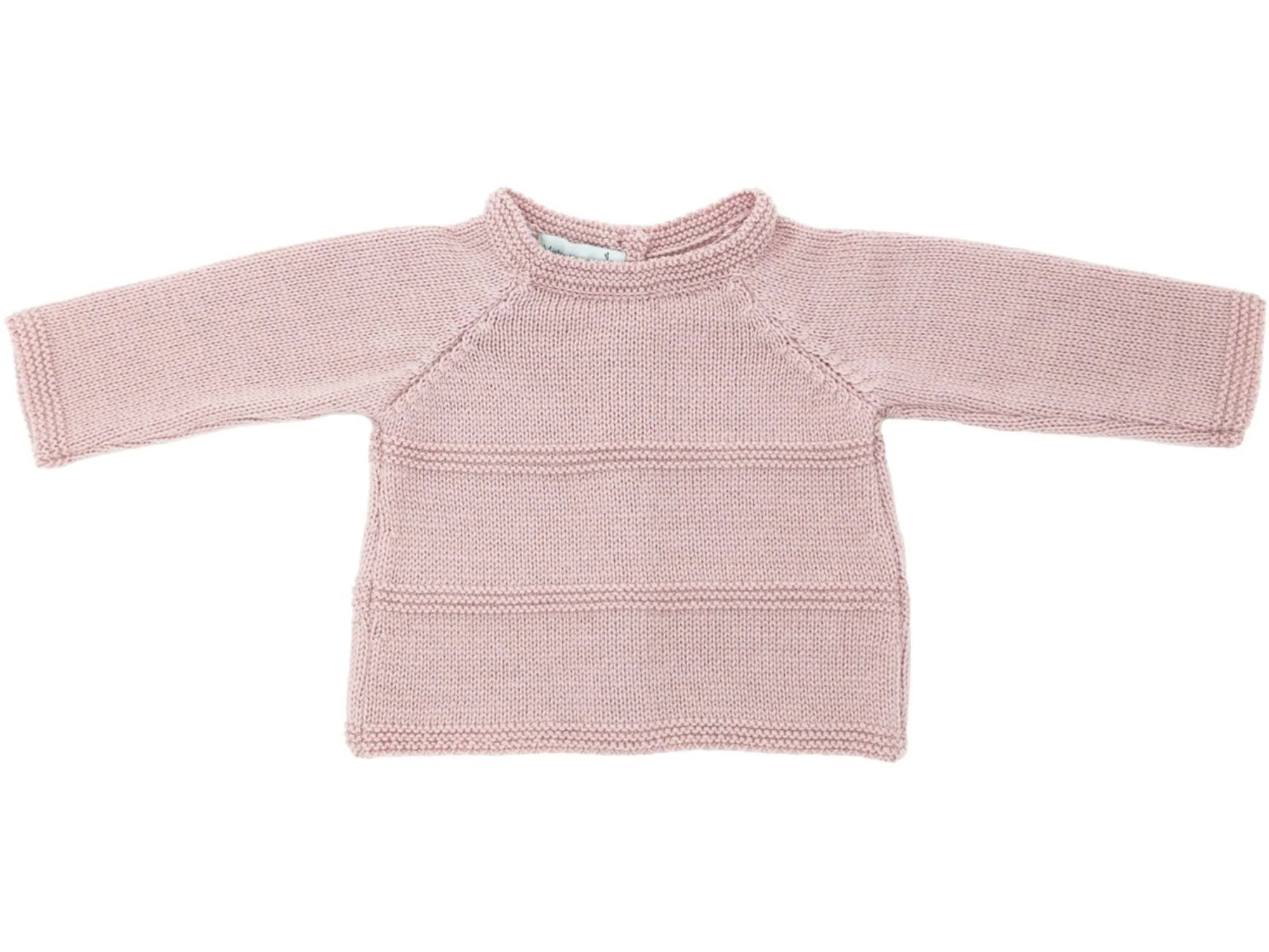 Brassière préma Zazou rose en laine mérinos