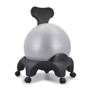 Chaise avec ballon d'équilibre ergonomique