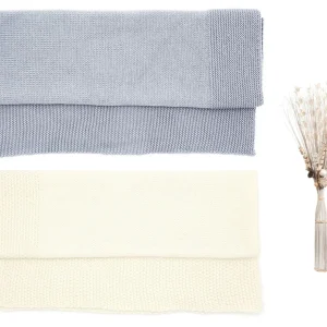 Coffret cadeau naissance Choupis – deux couvertures en laine mérinos