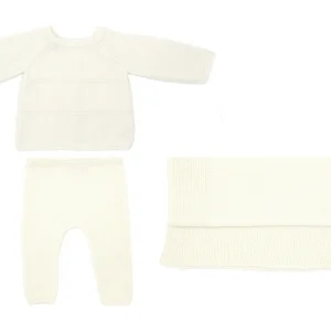 Ensemble naissance BabyChoupi – brassière, pantalon et couverture