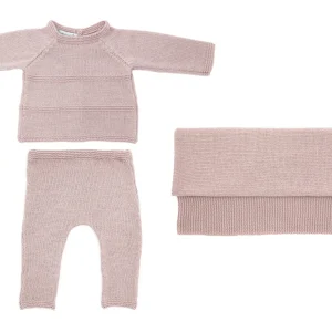 Ensemble naissance BabyChoupi – brassière, pantalon et couverture