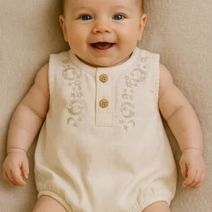 Barboteuse bébé fille ref 11455