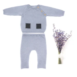 Tenue bébé Babou en laine mérinos