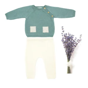 Tenue bébé Babou en laine mérinos