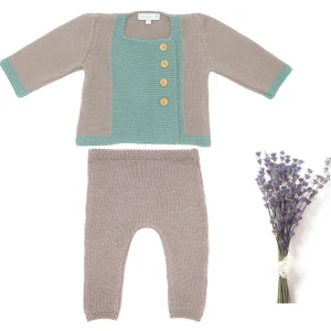 Tenue de naissance Harmonie en laine mérinos