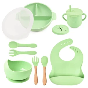 Ensemble de vaisselle en silicone pour enfants