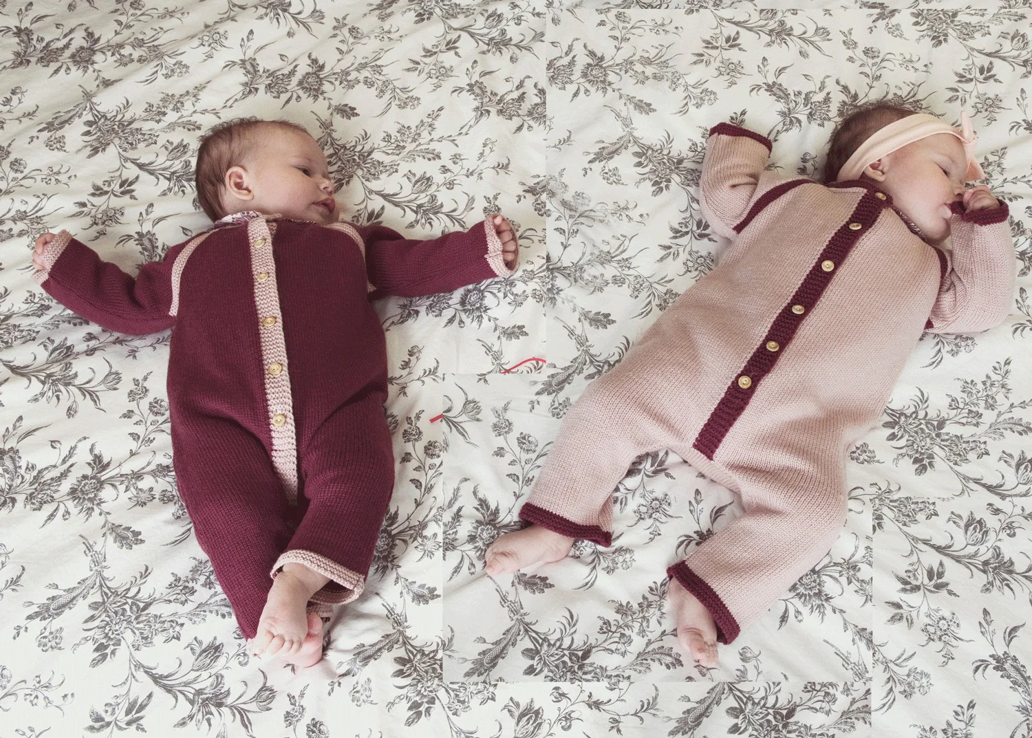 Combinaison bébé Inès en laine mérinos – Image 3