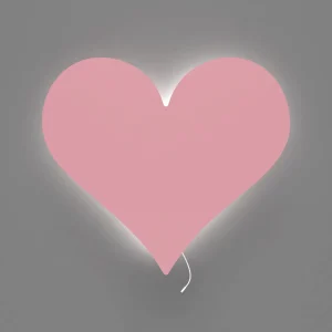 Lampe murale Veilleuse Coeur