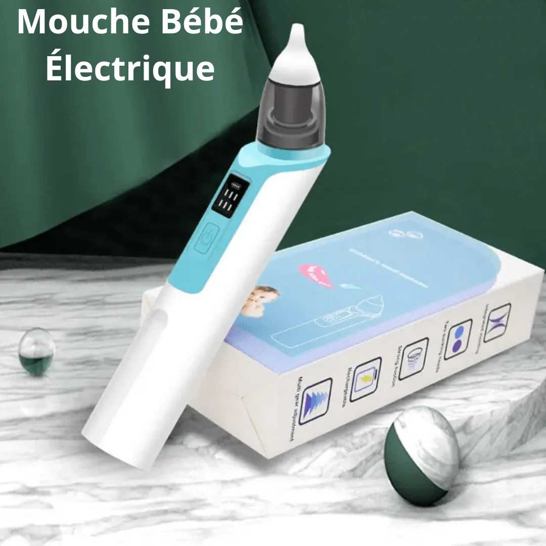 NasalEase™ - Mouche Bébé Électrique , Silencieux et Efficace