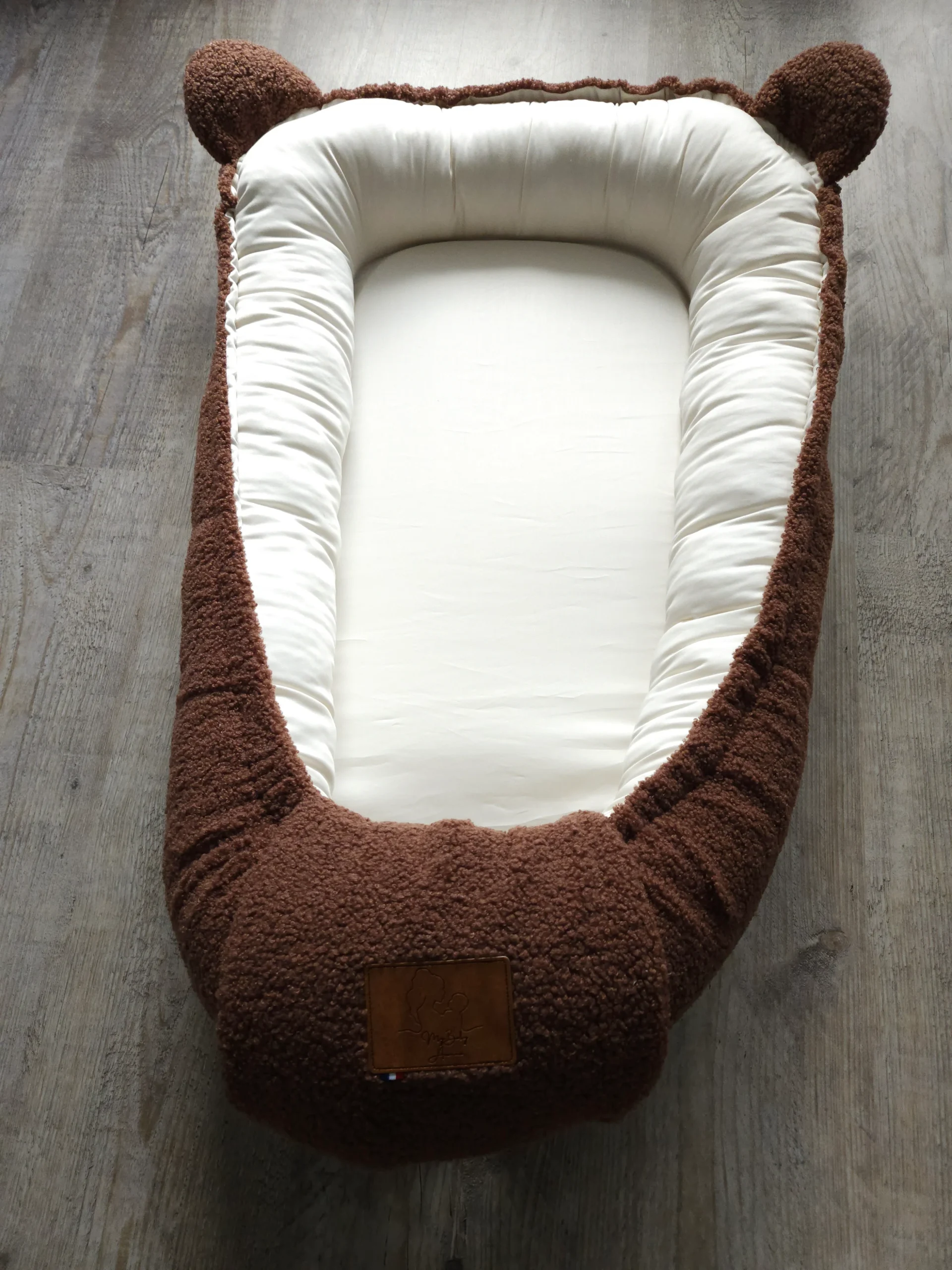 Les Réducteurs de lit bébé - cocon Ours avec coussin anti-tête plate – Image 5