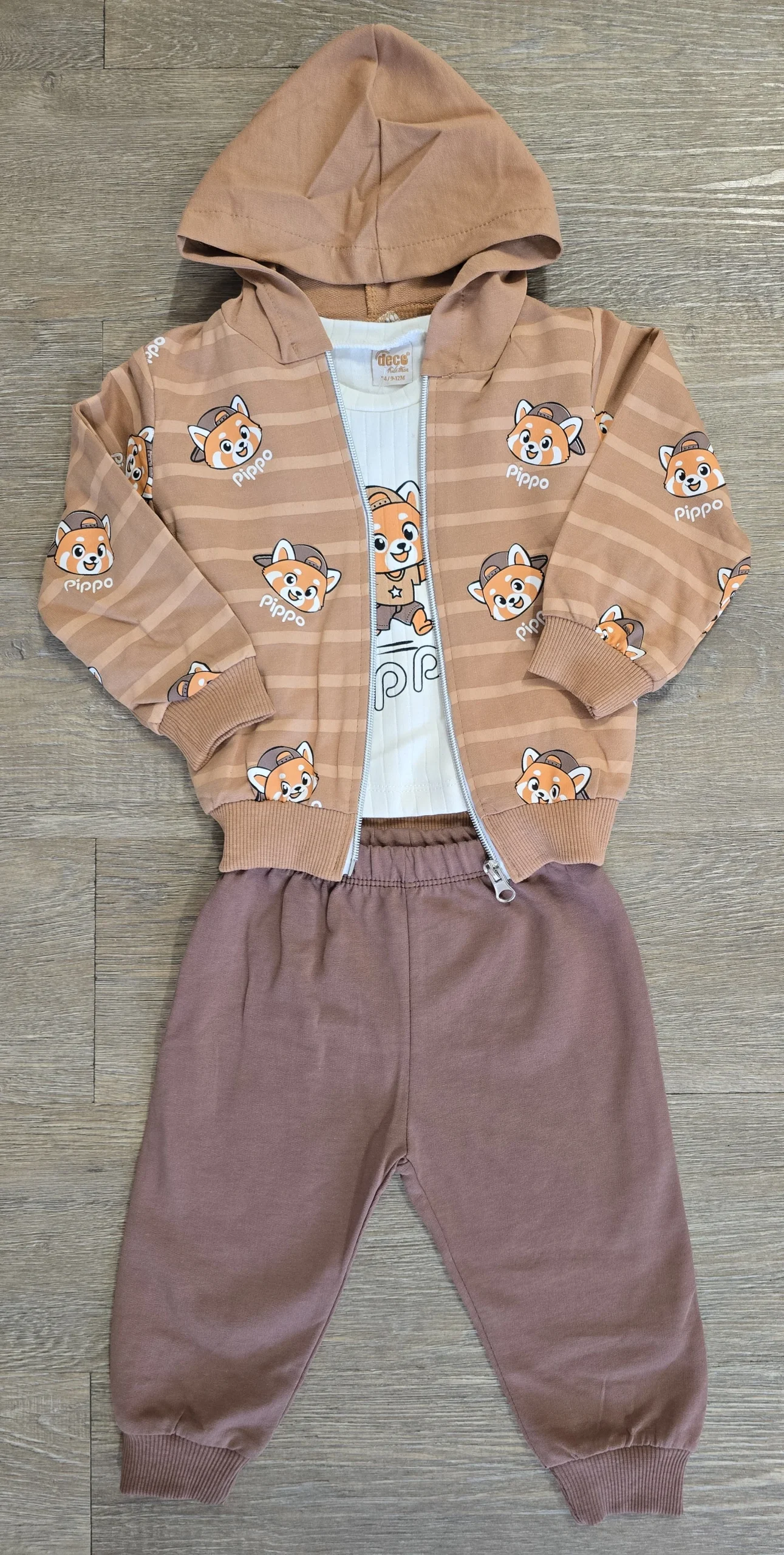 Ensemble bébé garçon 3 pièces coton taille de 9 à 24 mois ref 6623 – Image 4