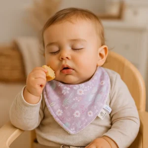 Bavoir bandana bébé : coton, éponge, personnalisable, naissance à 18 mois