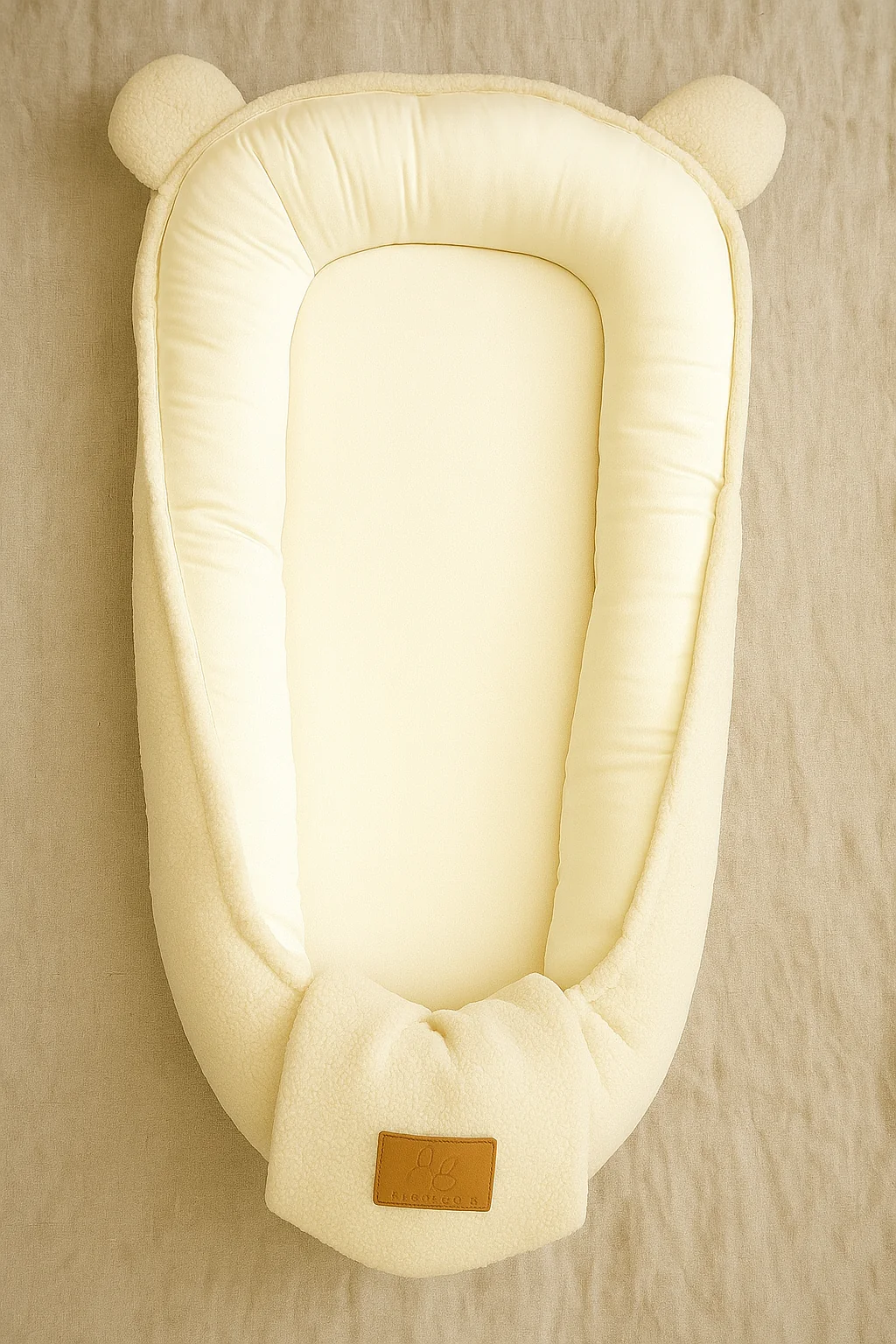 Les Réducteurs de lit bébé - cocon Ours avec coussin anti-tête plate – Image 4