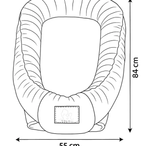 Réducteur de Lit Motifs avec son coussin anti - tête plate
